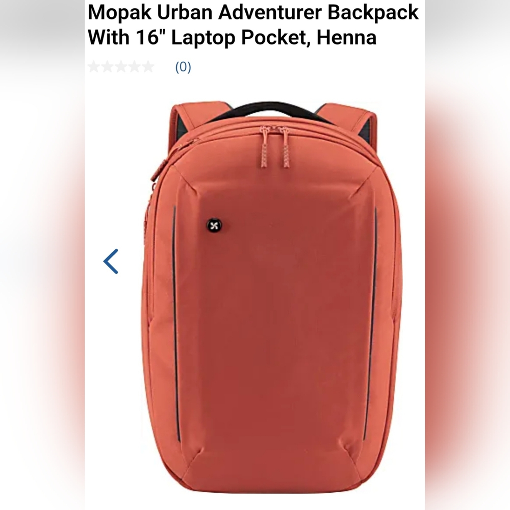 Stylish Orange MOPAK Backpack